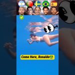 Ronaldo vs Messi vs Zlatan vs Neymar| Dive Water Challenge